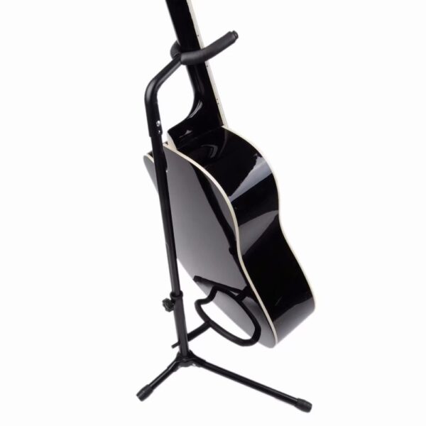 Electric Bass Guitar Stand Holder Black